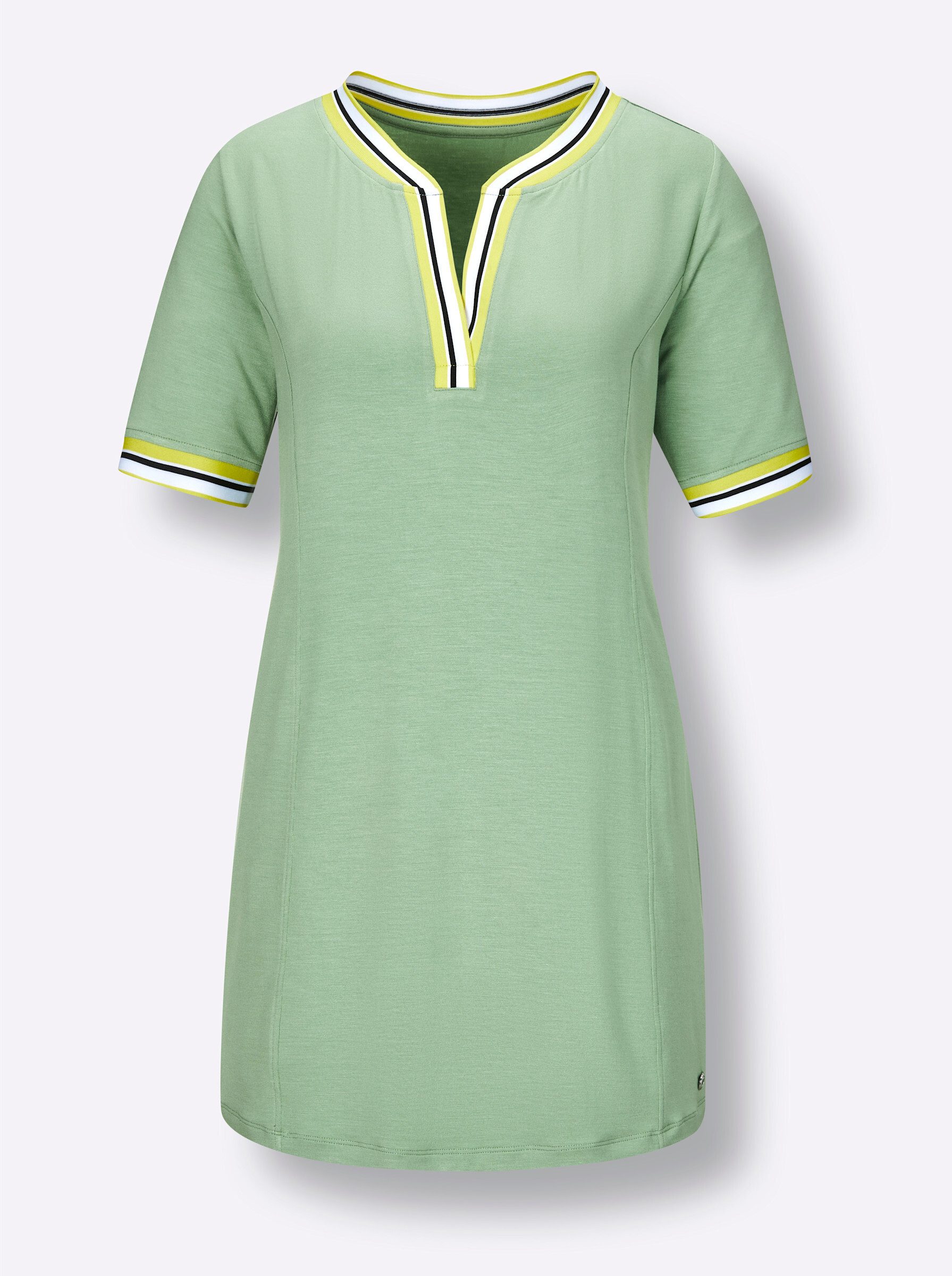 Trainingsshirt Modal-Longshirt Kurzarm