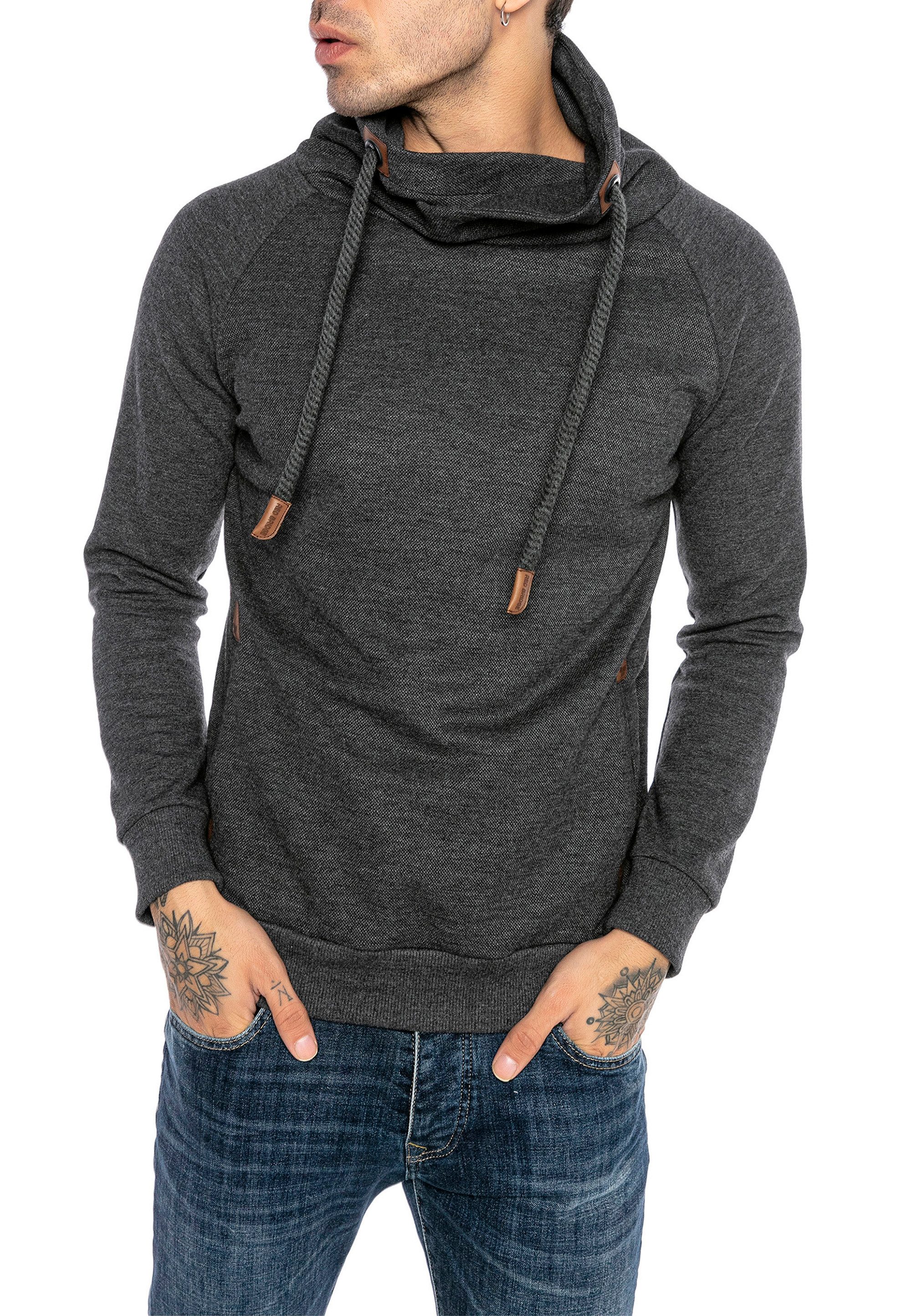 RedBridge Sweatshirt mit Schalkragen - Bequemer Пуловеры für Freizeit und Alltag