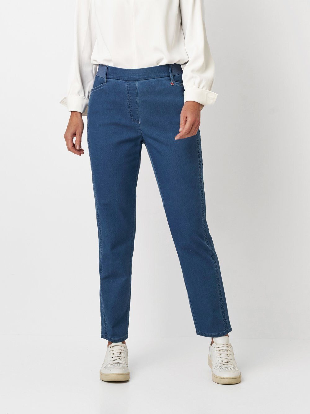 Relaxed by TONI Stretch-Hose Alice Slim 7/8 mit sportivem Gummibund