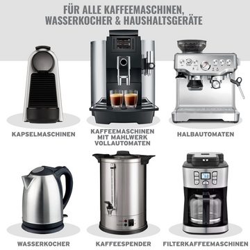 caffenu Öko Entkalker - Eco Descaler Entkalker (Packung, [- 1 x 200ml Flasche 200ml = 2 x Entkalkungszyklen)