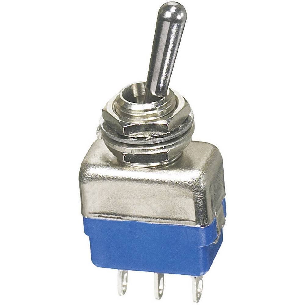 APEM Schalter Miniatur-Hebelschalter Serie 11000 250 V/AC 2 A, Metallhebel