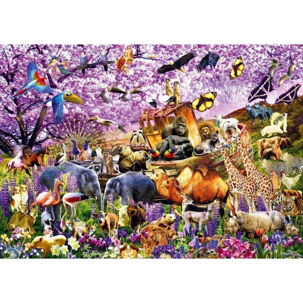 BLUEBIRD Puzzle BLUEBIRD Puzzle In Two auf der Arche Noah 1000 Teile, Puzzleteile