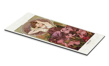 Posterlounge XXL-Wandbild Alfons Mucha, The Precious Stones - Amethyst, Wohnzimmer Malerei