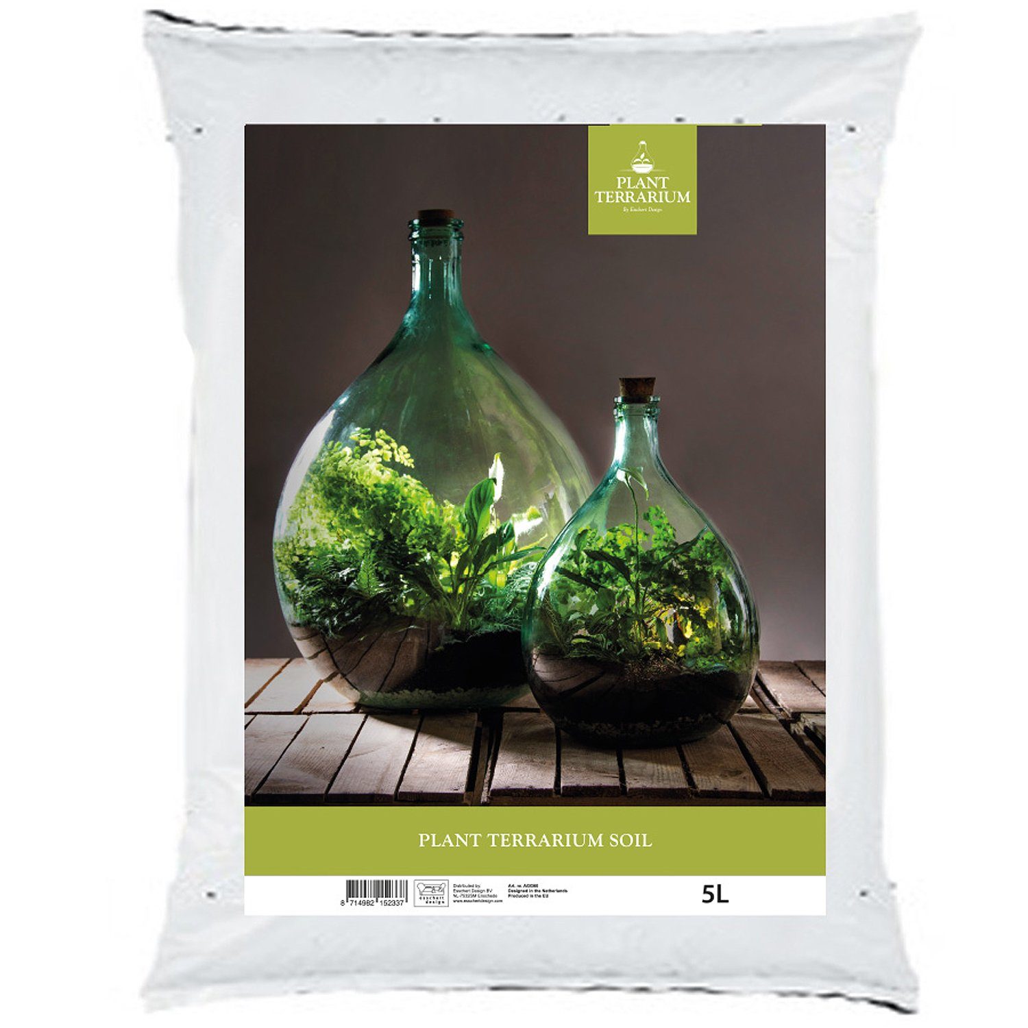 Terrarium kg design Liter Blumenerde 2 esschert Design Übertopf 5 Esschert Gewächshaus Substrat Erde