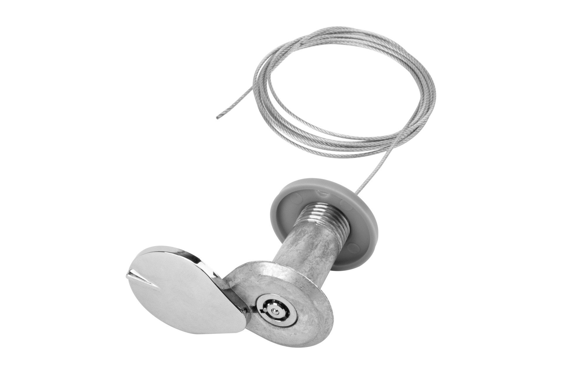 SCHELLENBERG Garagen-Notentriegelungsschloss für Garagentore bis 40 mm Stärke, 20 x 60 cm, inkl. 2 Schlüssel