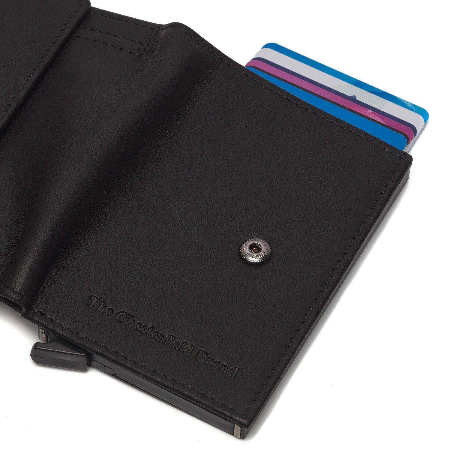 The Chesterfield Brand Geldbörse Wax Pull Up RFID Safe Leder Geldbörse Leipzig (1-tlg), Wax Pull Up