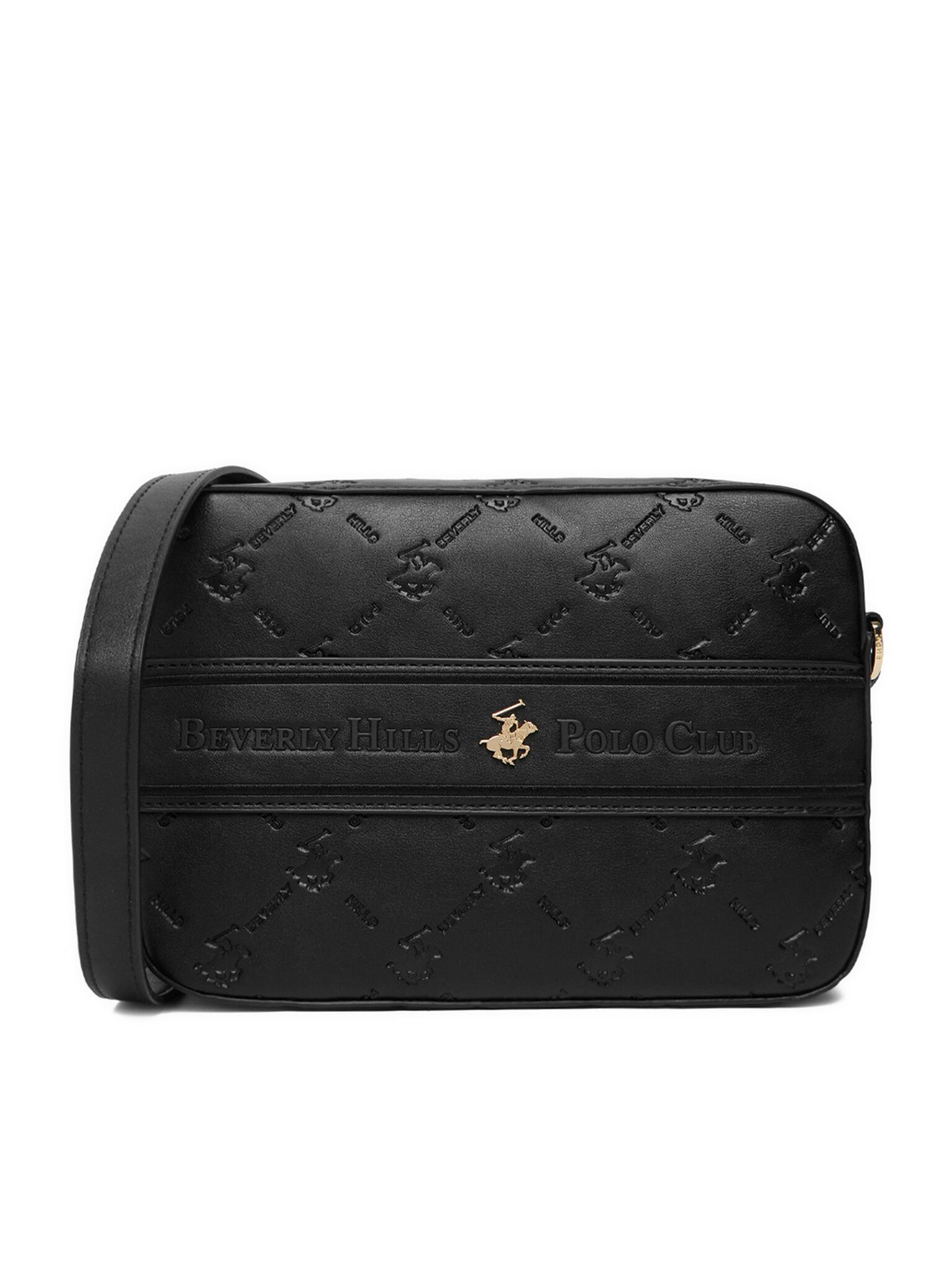 BEVERLY HILLS POLO CLUB Handtasche Beverly Hills Polo Club Damenhandtasche Schwarz BEVERLY HILLS POLO CLU