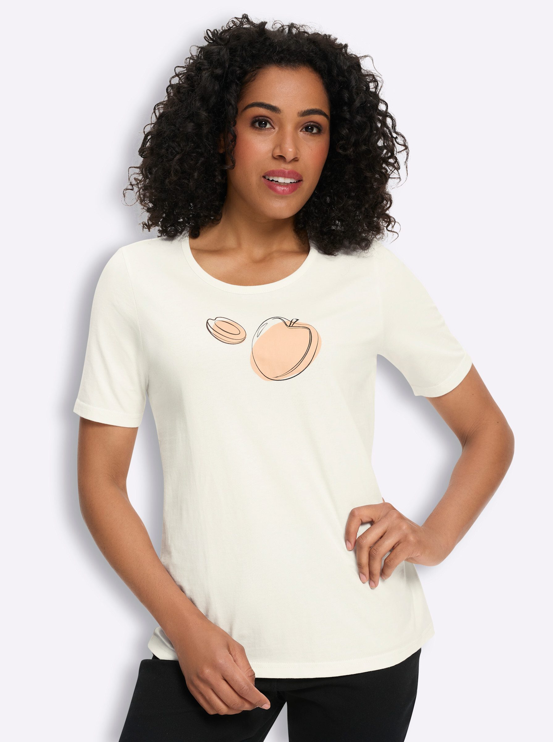 Sieh an! T-Shirt Rundhals-Shirt Kurzarm (2-tlg)