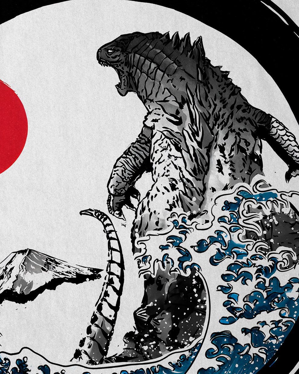 style3 T-Shirt Inked Gojira godzilla gojira japan monster nippon tokio toky günstig online kaufen