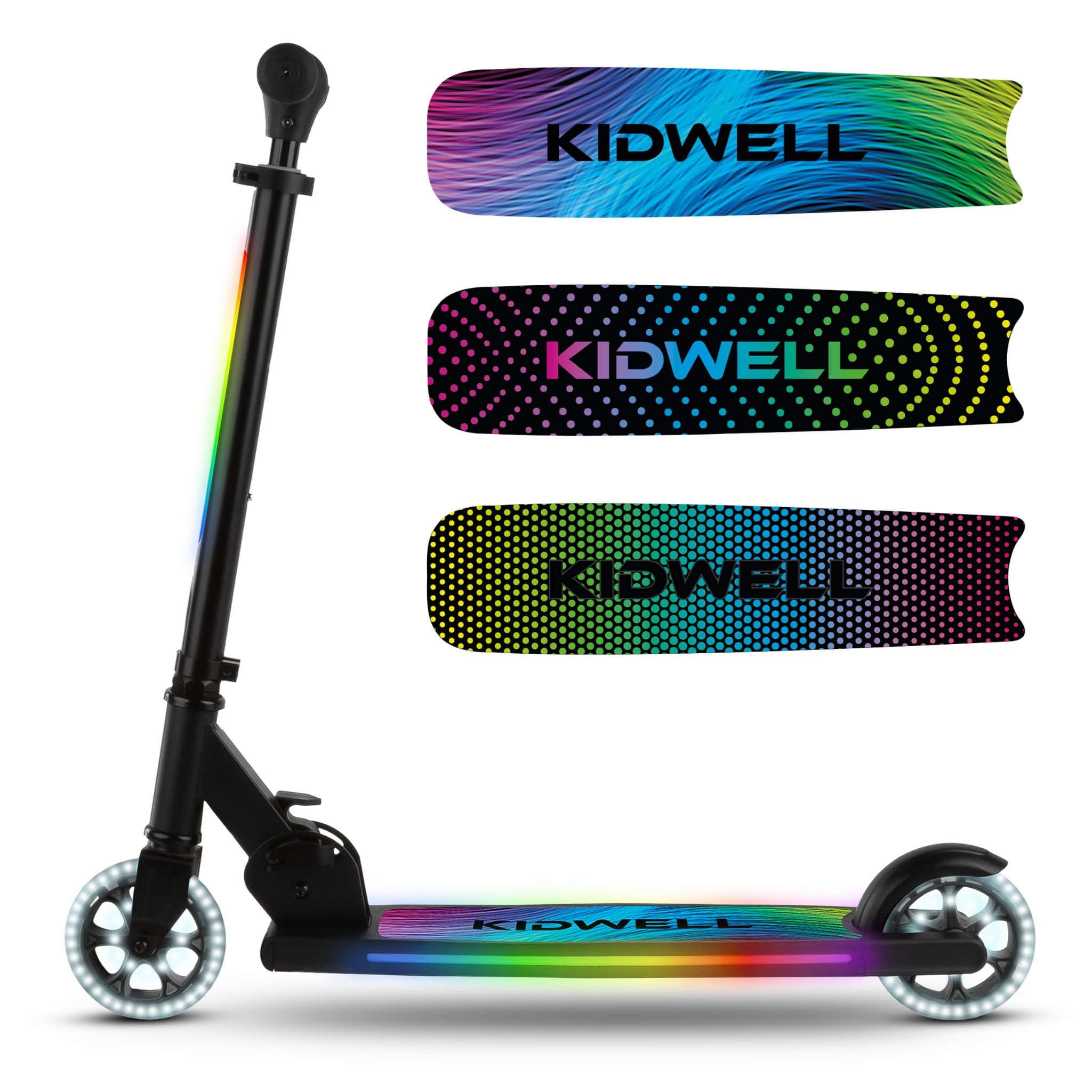 Thumbnail - COIL Balance Scooter Kinderroller, Tretroller, Balance-Roller, Cityroller, ABEC-7-Lager, Anti-Rutsch-Plattform mit LED, ...
