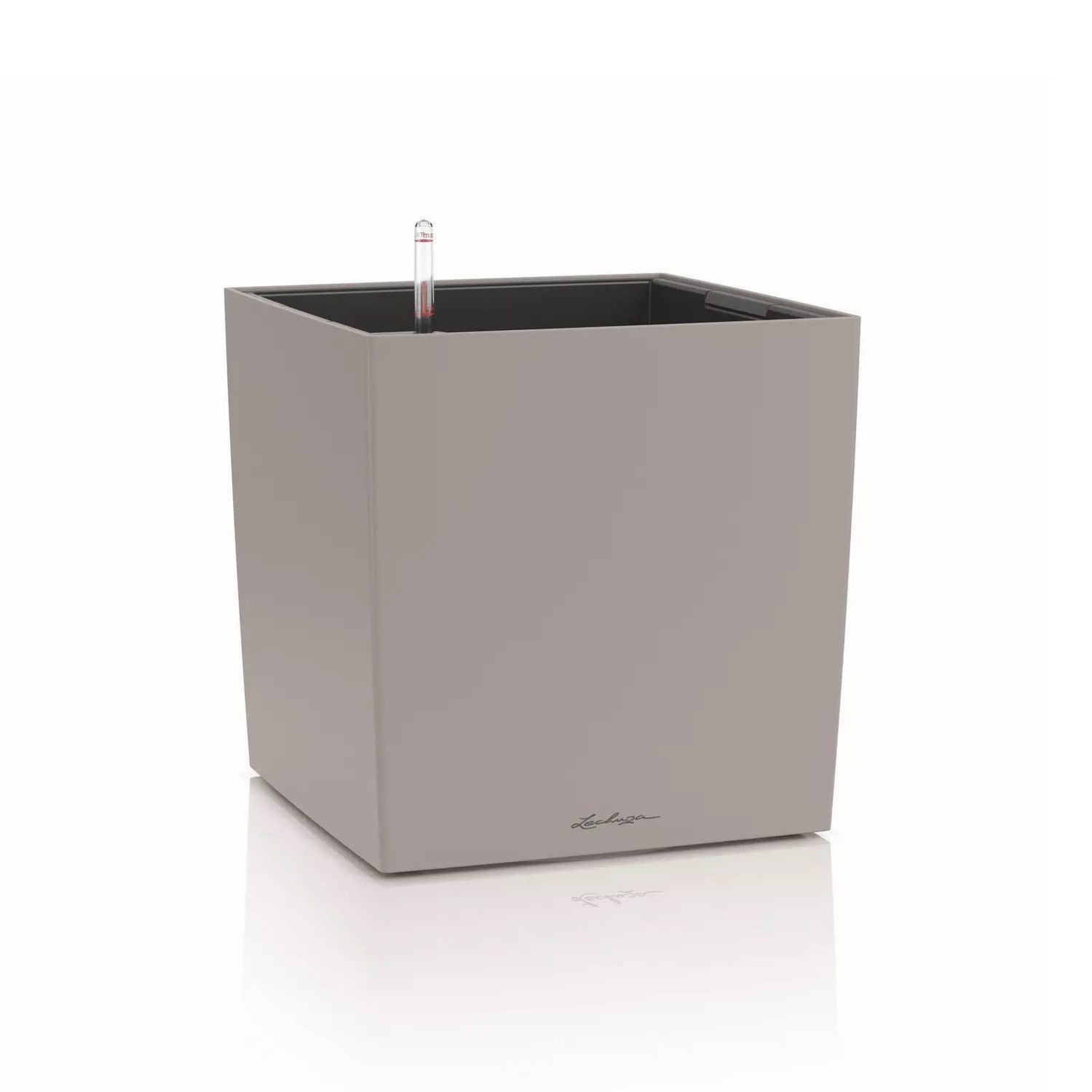 Lechuza® Blumentopf CUBE Color 40, sandbraun
