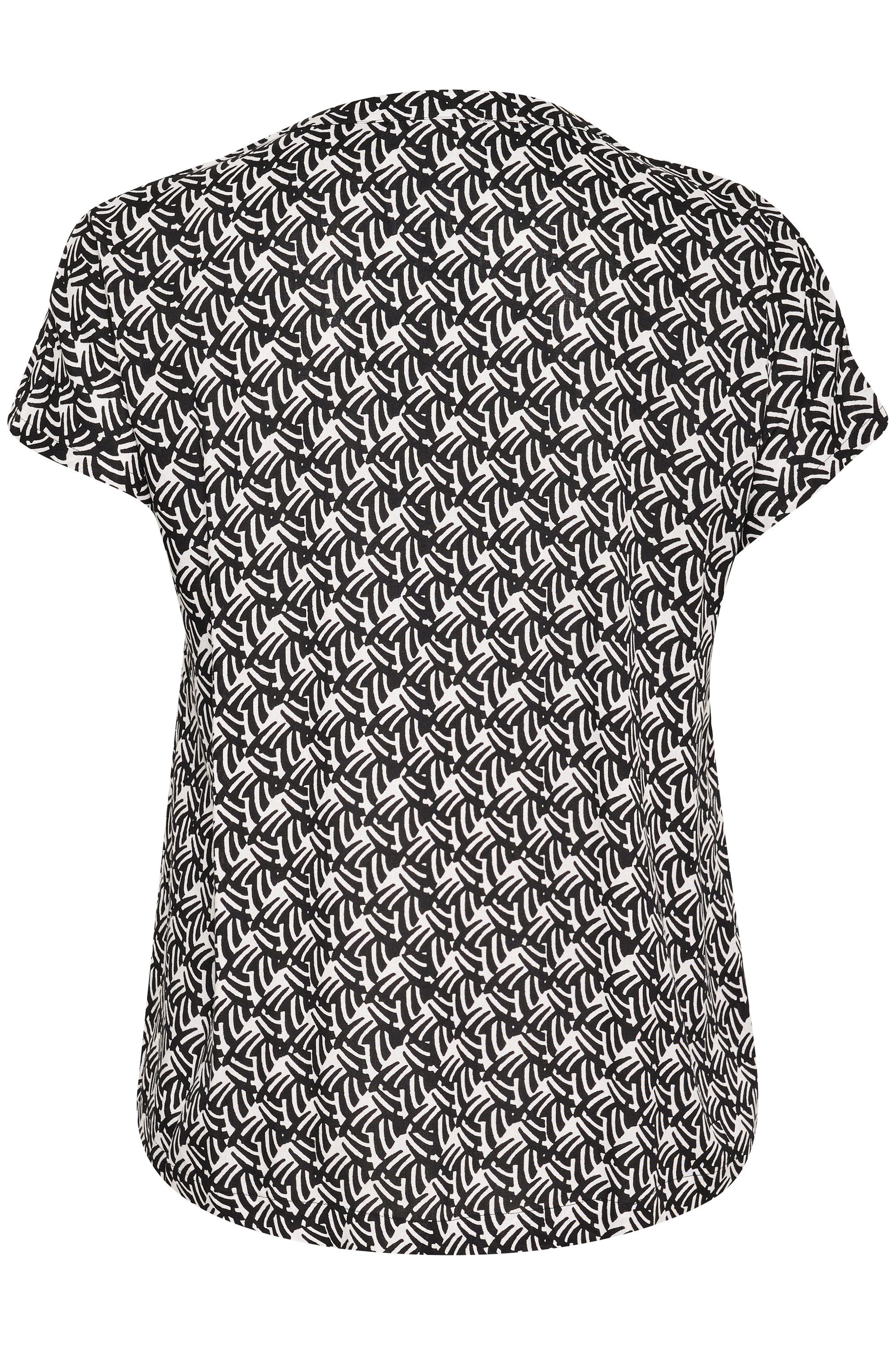 KAFFE Curve Kurzarmbluse Kurzarm-Bluse KCanny Große günstig online kaufen