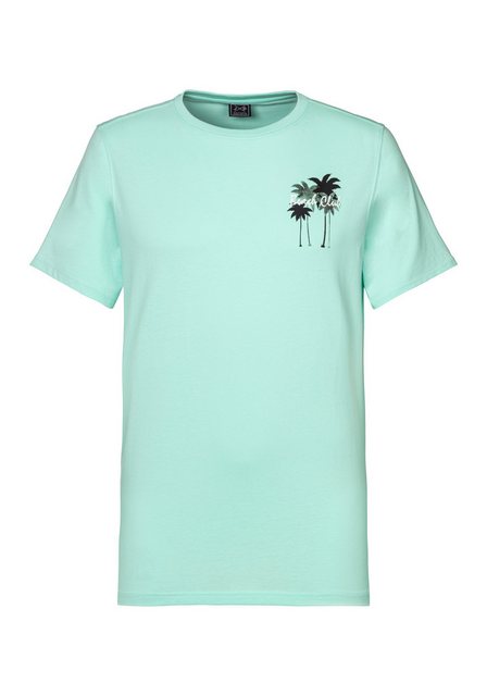 Beachtime T-Shirt mit Print vorn und hinten Regular-Fit, mit Print vorn und günstig online kaufen
