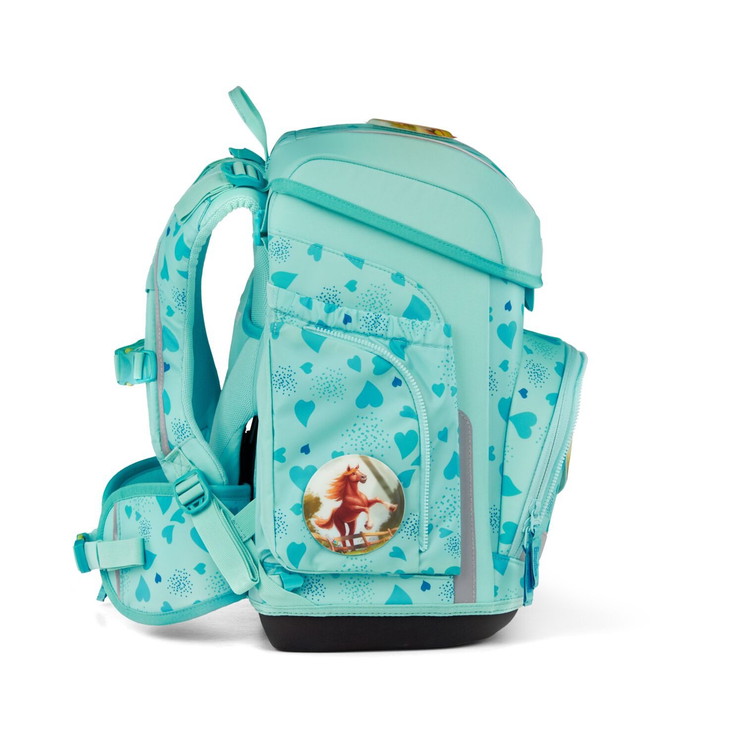 ergobag Schulranzen Schulranzen-Set CUBO ReitBärtraum 5-teilig (5-teilig), ergonomisch, höhenverstellbar, Your-Size-System, ab 1. Klasse – Bild 5 von 5