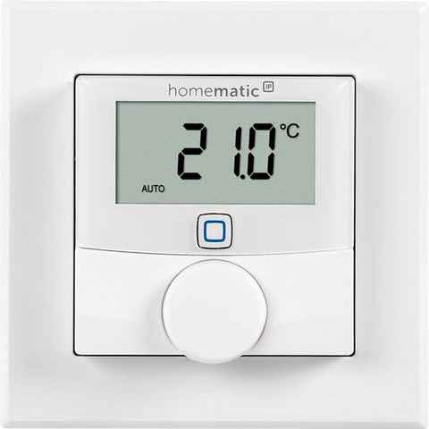 Homematic IP Heizkörperthermostat Wandthermostat mit Schaltausg. für Markenschalter (150628A0)