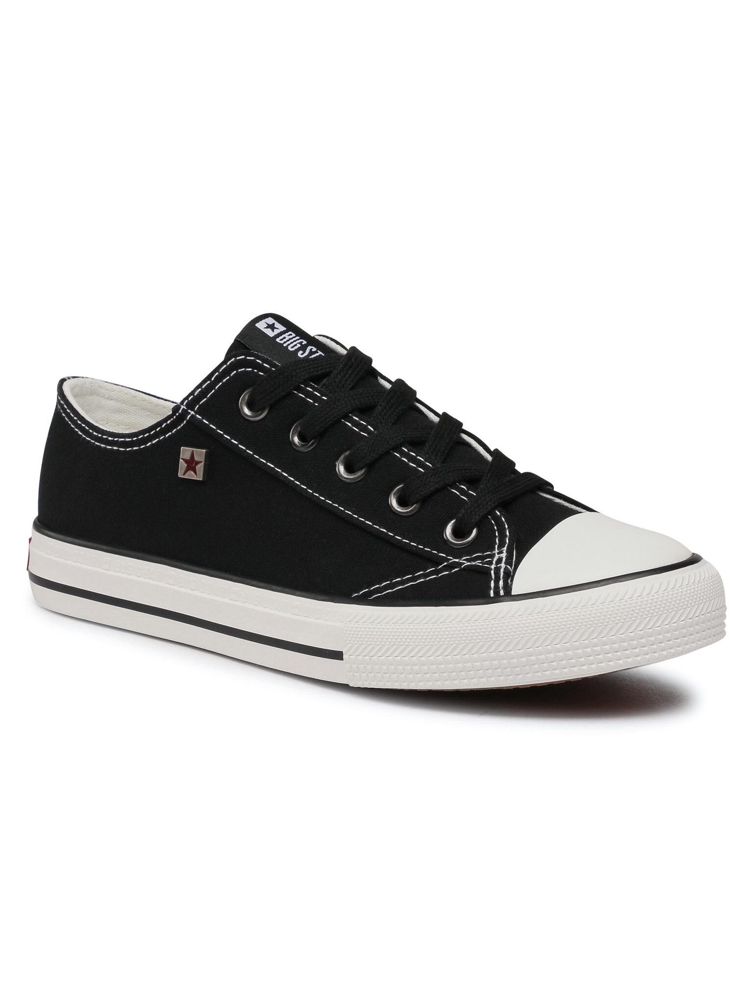 Sneakers aus Stoff DD374163 S Black Sneaker