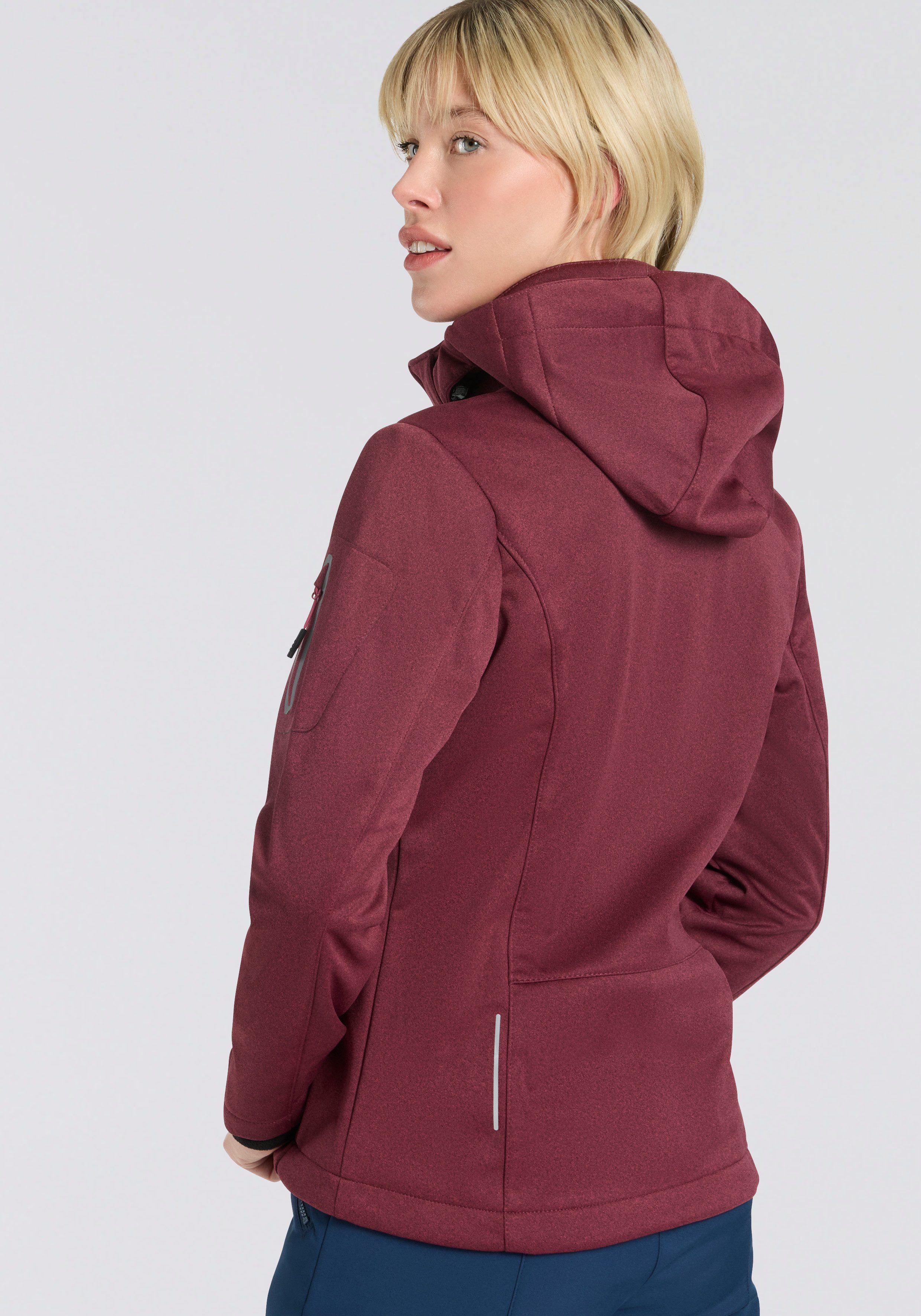 CMP Softshelljacke (1-St) sportlicher Stil, mit abnehmbarer Kapuze, wasserd günstig online kaufen