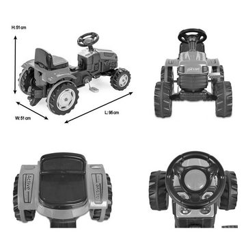 Pilsan Go-Kart Kindertraktor 07314 Active, Pedale, Sitz mehrfach verstellbar, ab 3 Jahre