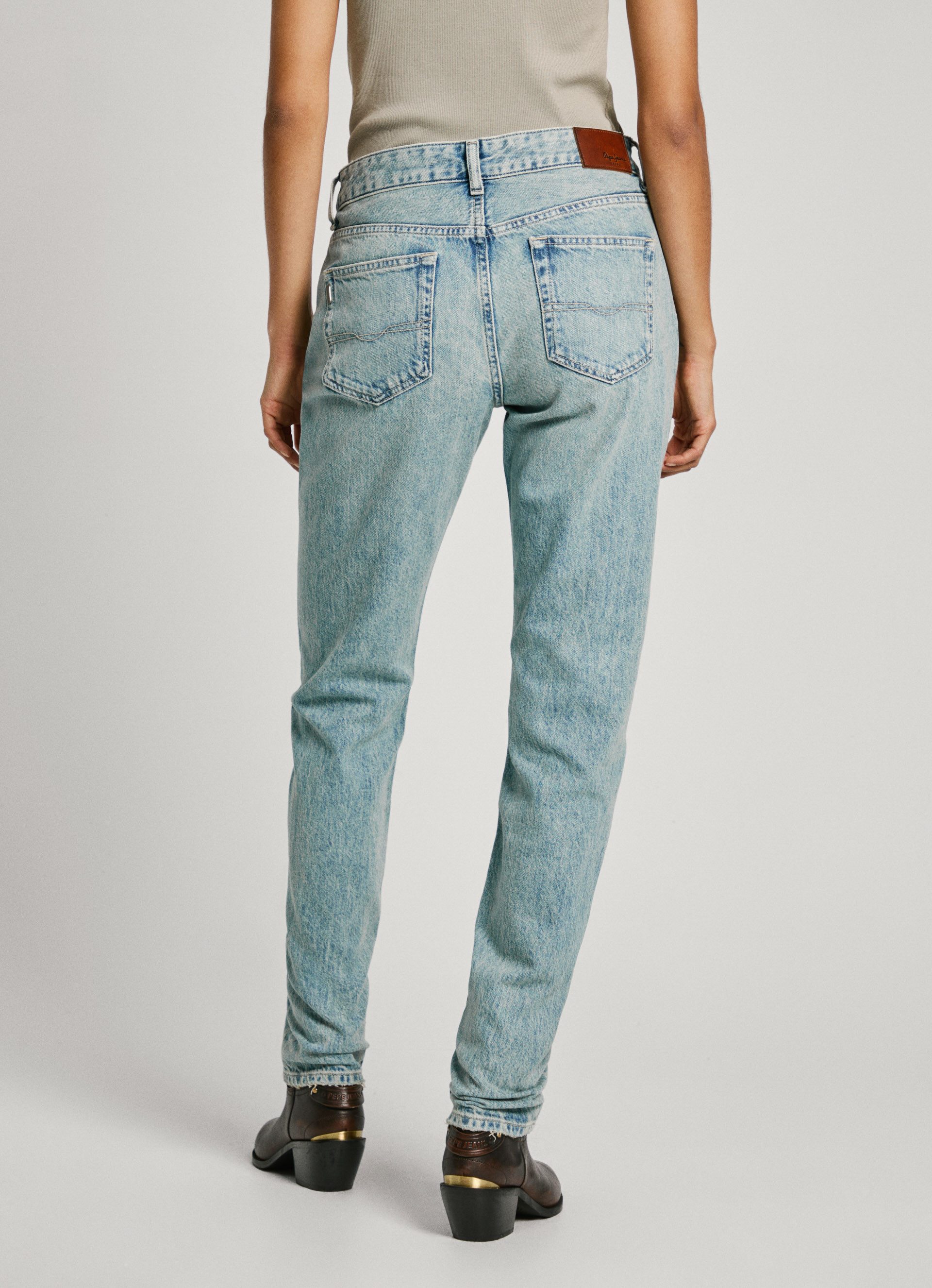 Pepe Jeans Straight-Jeans mit normaler Leibhöhe günstig online kaufen