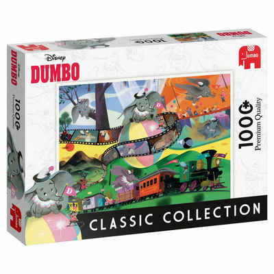 Jumbo Spiele Puzzle Disney Classic Collection Dumbo 1000 Teile, 1000 Puzzleteile