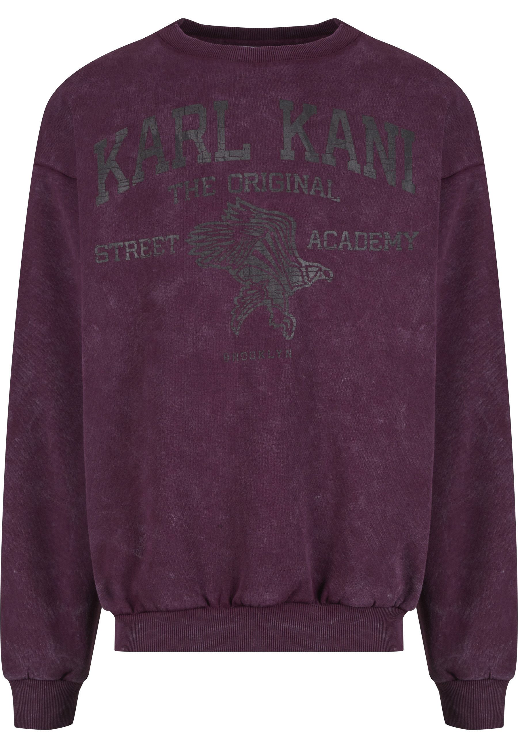 Karl Kani Rundhalspullover Karl Kani Karl Kani Kani Street Academy Washed OS Crew (1-tlg)