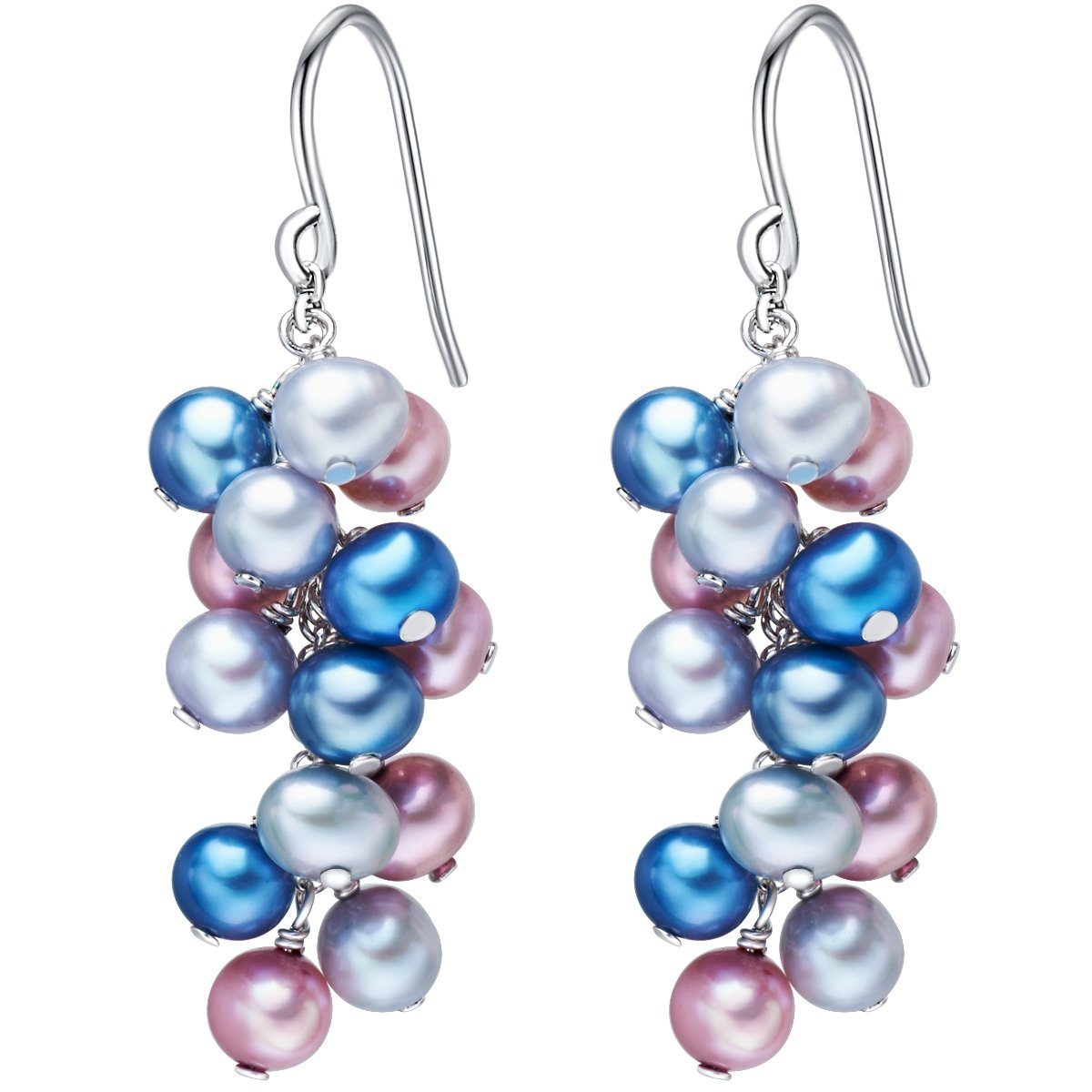 Valero Pearls Серьги из бисера silber, aus Süßwasser-Zuchtperlen