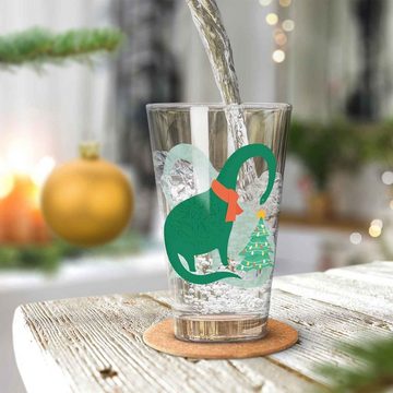 GRAVURZEILE Glas mit UV Druck Weihnachtsmotiv - Santalanghals, Weihnachtsdeko - Geschenke für Jungen und Mädchen, Zur Weihnachtszeit zum Wichteln und als Geschenk für Kinder