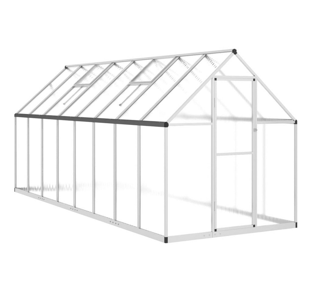 furnicato Gewächshaus mit Fundamentrahmen Silber 445x169x195cm Aluminimum silberfarben | Rabatt: 23% furnicato Gewächshaus mit Fundamentrahmen Silber 445x169x195cm Aluminimum silberfarben | Rabatt: 23%