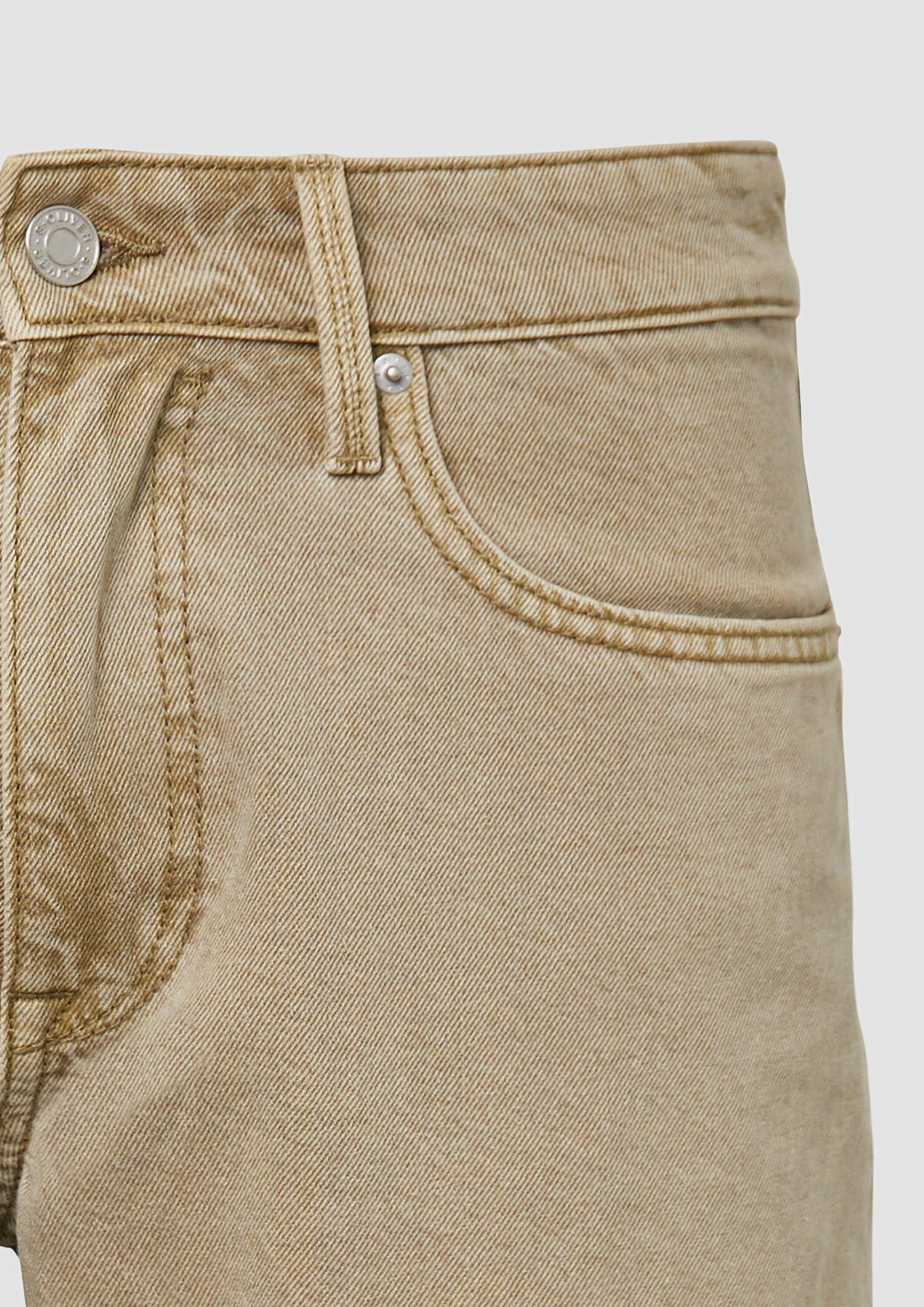 s.Oliver Jeansshorts Jeans-Hose Coloured Jeans-Bermuda / Regular Fit / Mid Rise