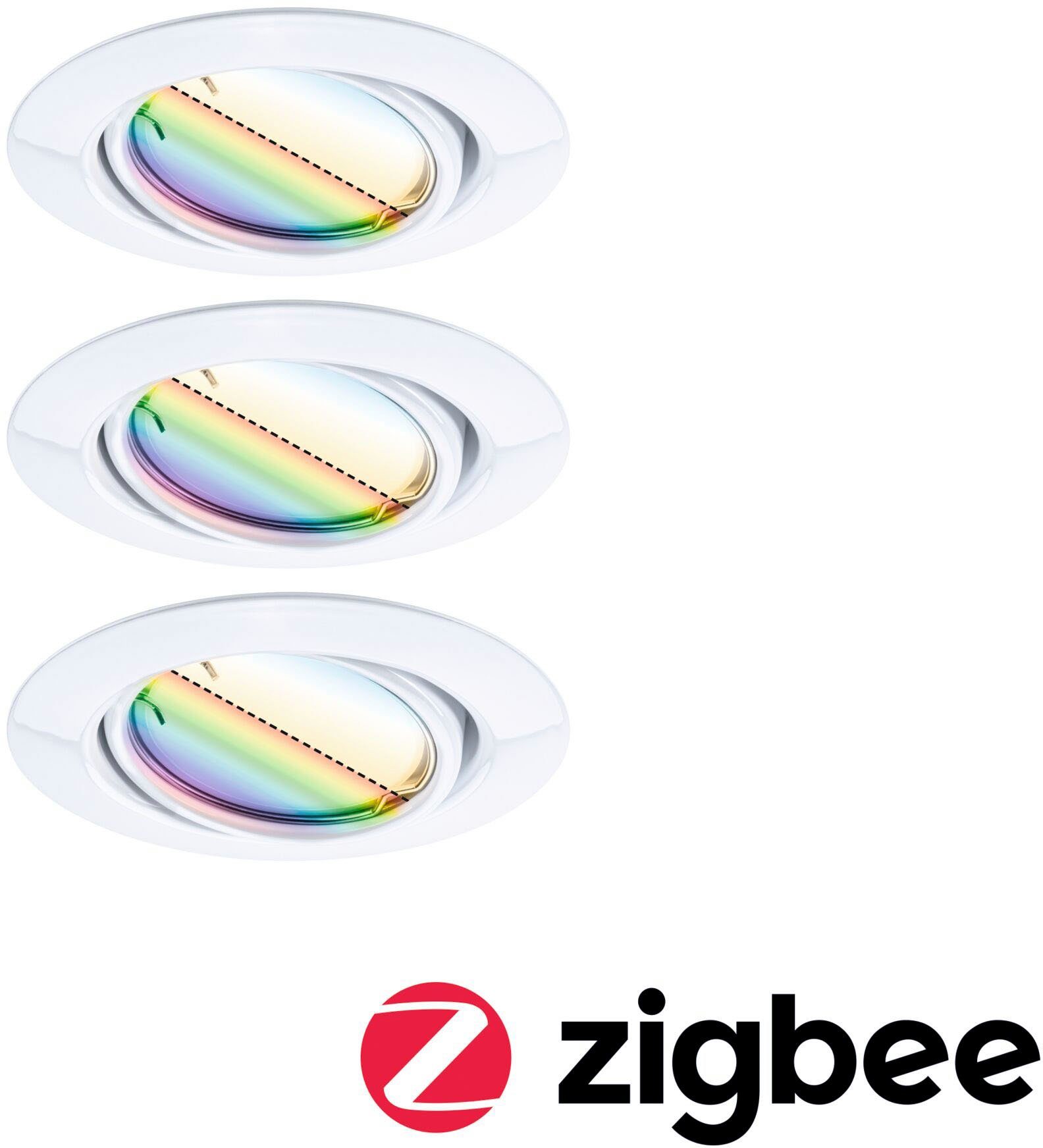 Paulmann LED Einbauleuchte Base 3x420lm 230V, günstig online kaufen
