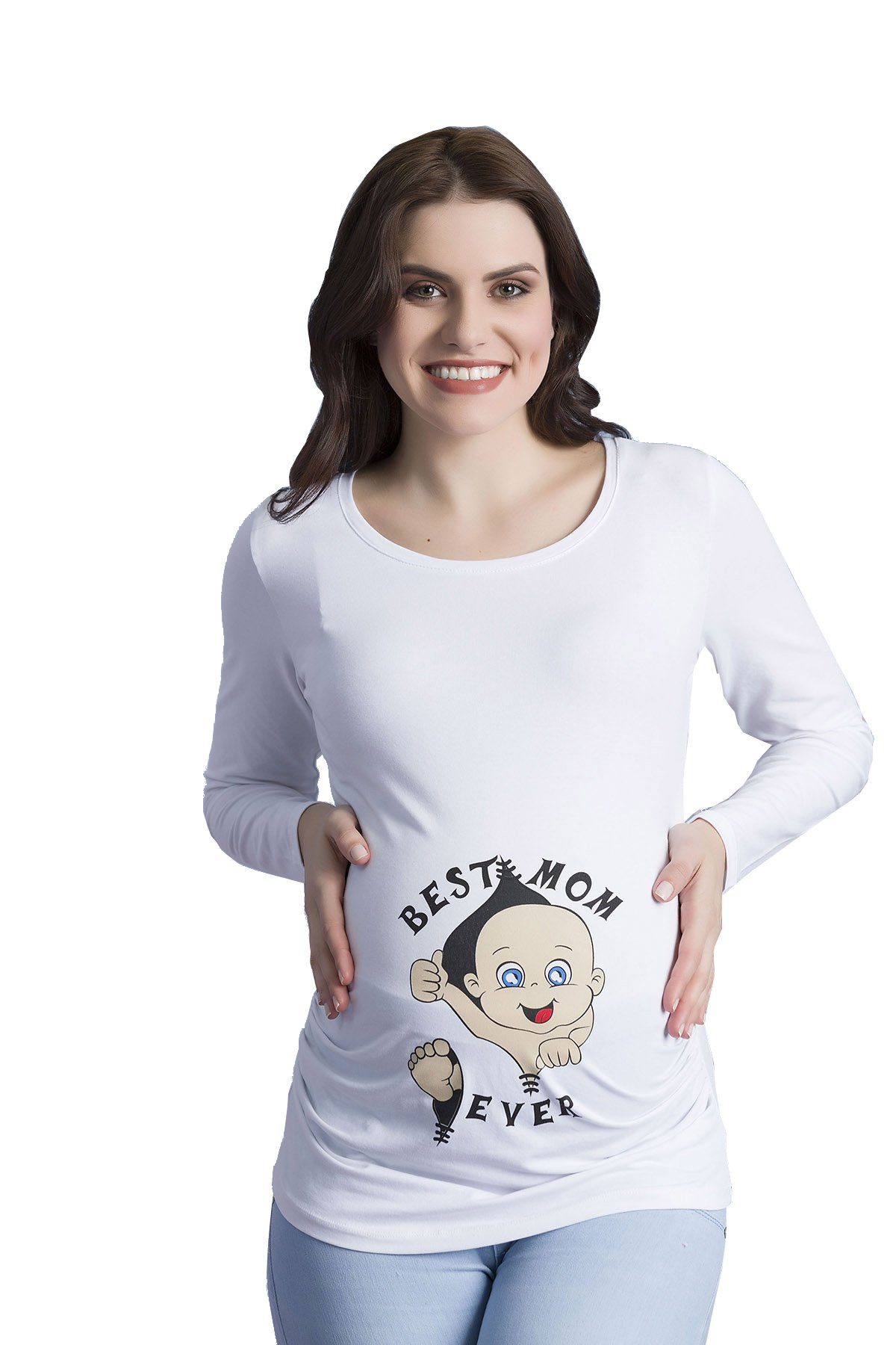 Umstandsshirt Best Mom Ever