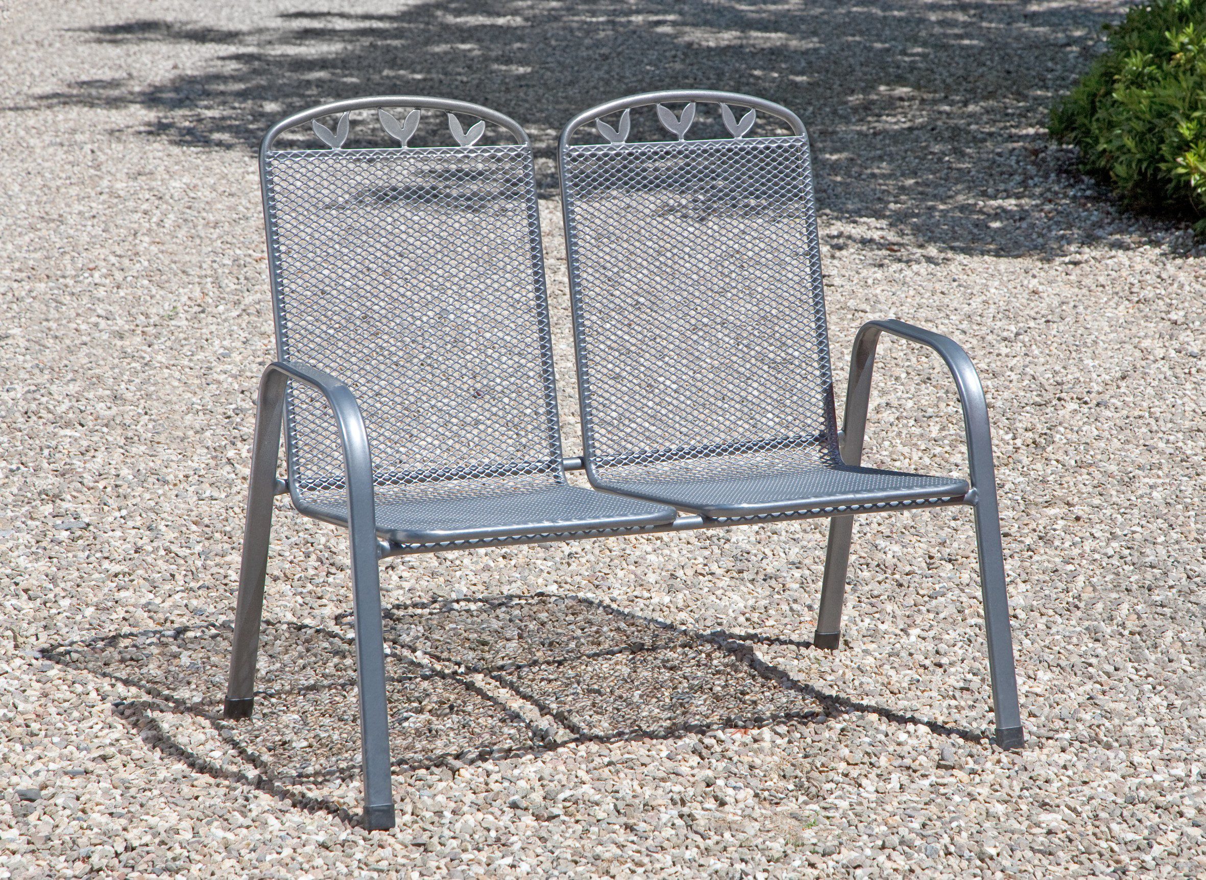 Greemotion Bank Toulouse, Stahl, Gartenbank, stapelbar, günstig online kaufen