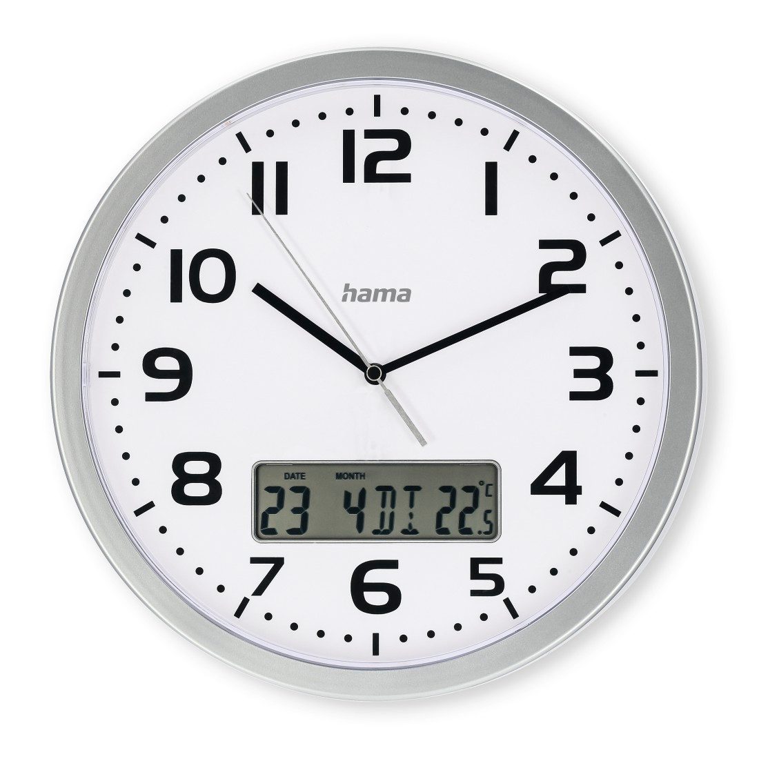 Hama Funkwanduhr DCF-Funkuhr "Moorea", Ø 30 günstig online kaufen