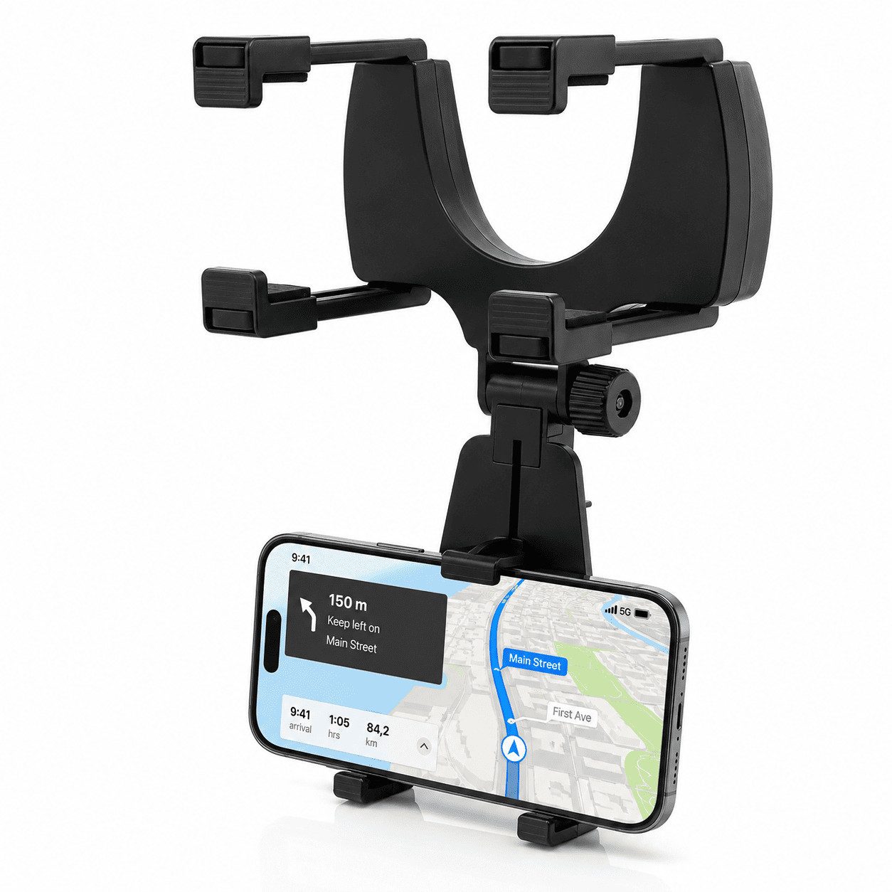 MidGard Smartphone-Halterung Autohalterung f KFZ-Rückspiegel Autospiegel Halterung Handy Universal – Bild 3 von 5