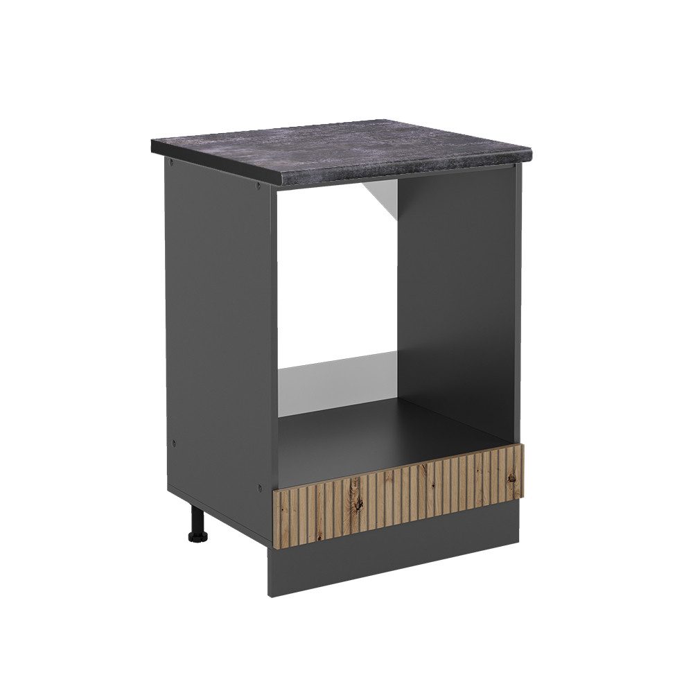 Vicco Herdumbauschrank R-Line, Artisan-Eiche/Anthrazit, 60 cm, günstig online kaufen