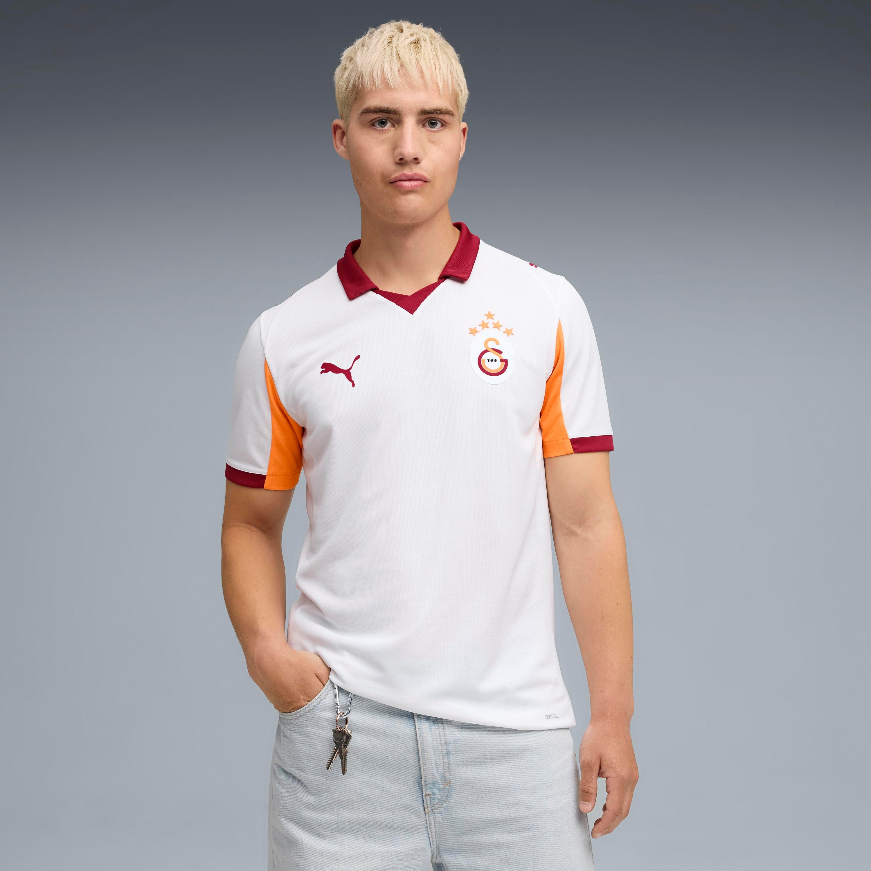 PUMA Fußballtrikot GSK AWAY JERSEY REPLICA W/O SPONSOR WITH STAR Auswärtstrikot Galatasaray Istanbul 2025/2026