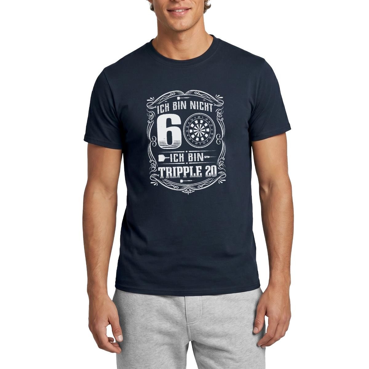 T-Shirt 60. Geburtstag, Nicht 60 Tripple 20 Männer T-Shirt