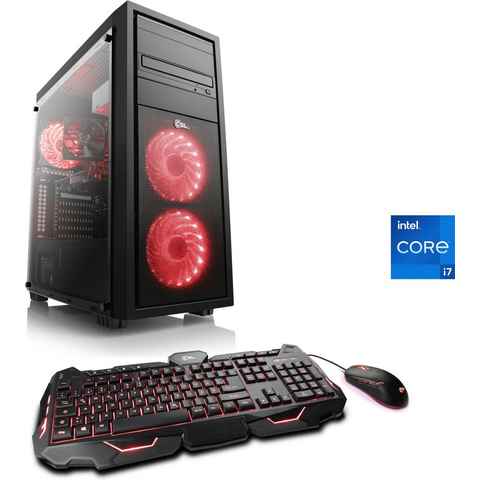 CSL Speed V7111 Windows 10 Gaming-PC (Intel® Core i7 Core™ i7-11700, GeForce RTX 2060, 16 GB RAM, 1000 GB SSD)