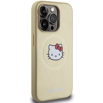 Hello Kitty Smartphone-Hülle Hello Kitty Apple iPhone 14 Pro Max Leather Kitty Head MagSafe Case