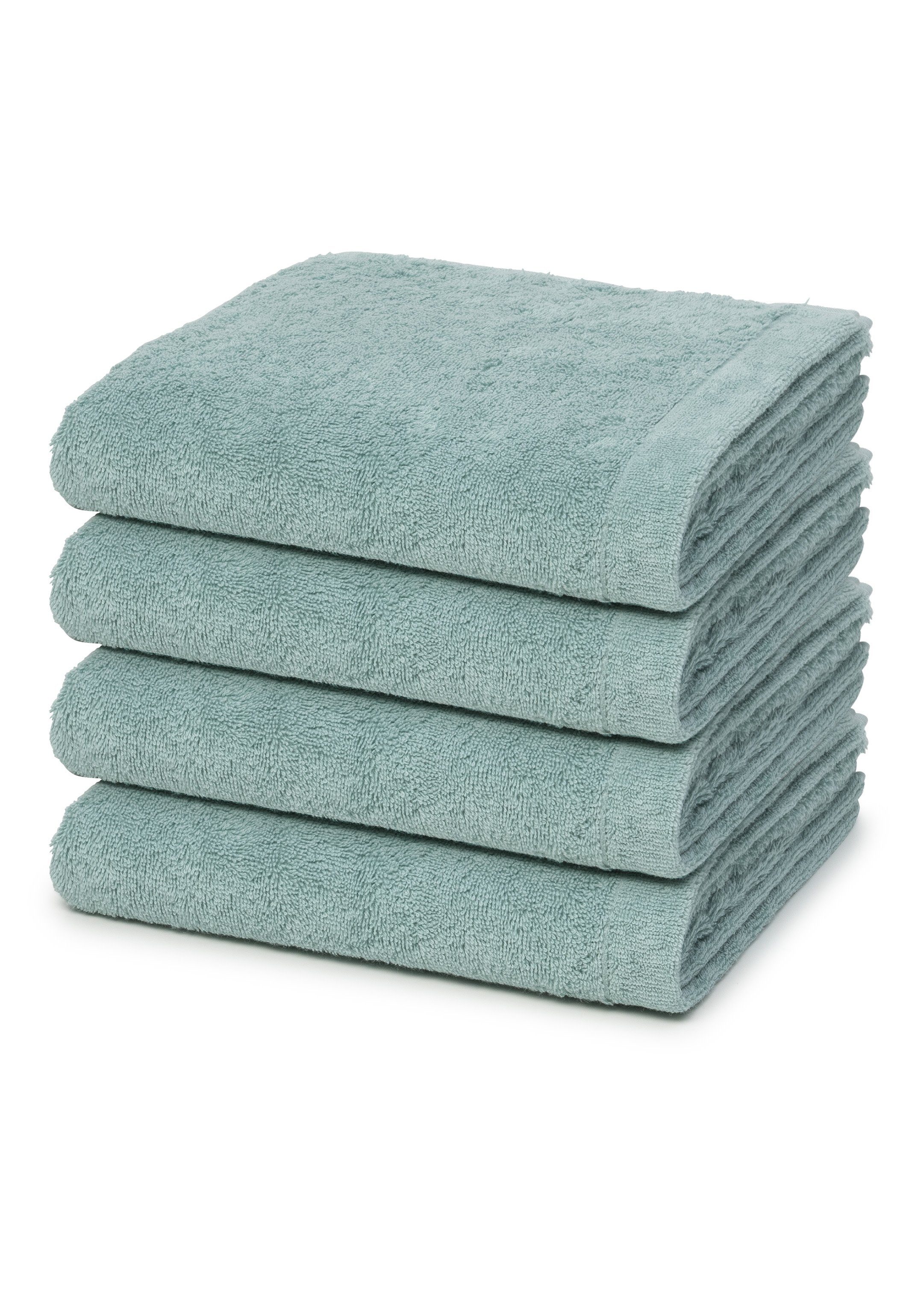 Cawö Handtuch Set Lifestyle, Walkfrottee (Spar-Set, 4-St), 4 X Handtuch im Set - Baumwolle - Saugstark
