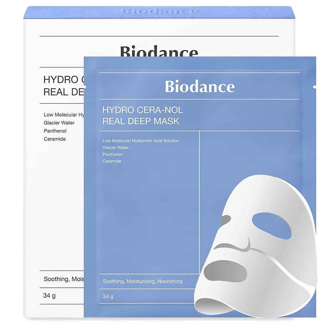 Biodance Gesichtsmasken-Set Biodance Hydro Cera-Nol Real Deep Mask 4 Stück