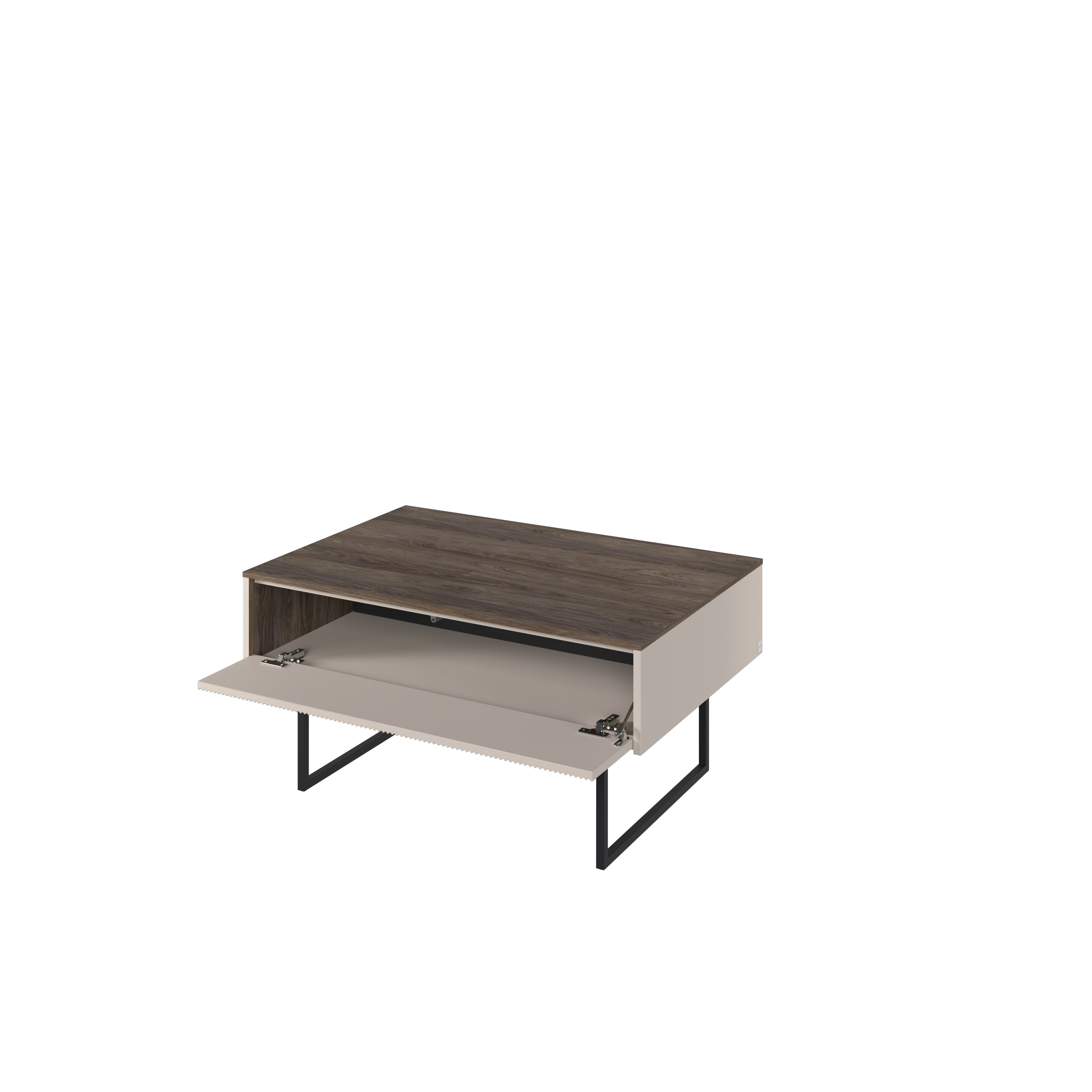 yourhouse24 Couchtisch LAGO LG-07 mit Beleuchtung Beige