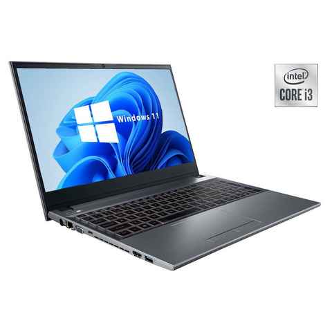 Hyrican 1688 Notebook (39,62 cm/15,6 Zoll, Intel Core i3 Intel Core i3-10110U, UHD Graphics, 480 GB SSD)