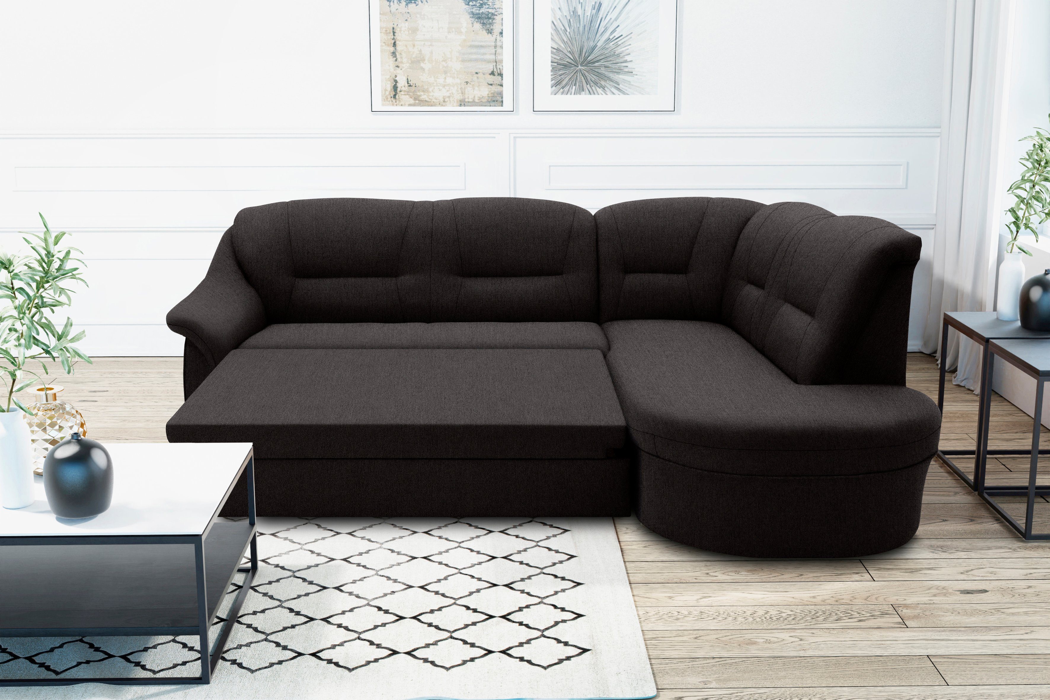 DOMO collection Ecksofa Faenza für kleine günstig online kaufen