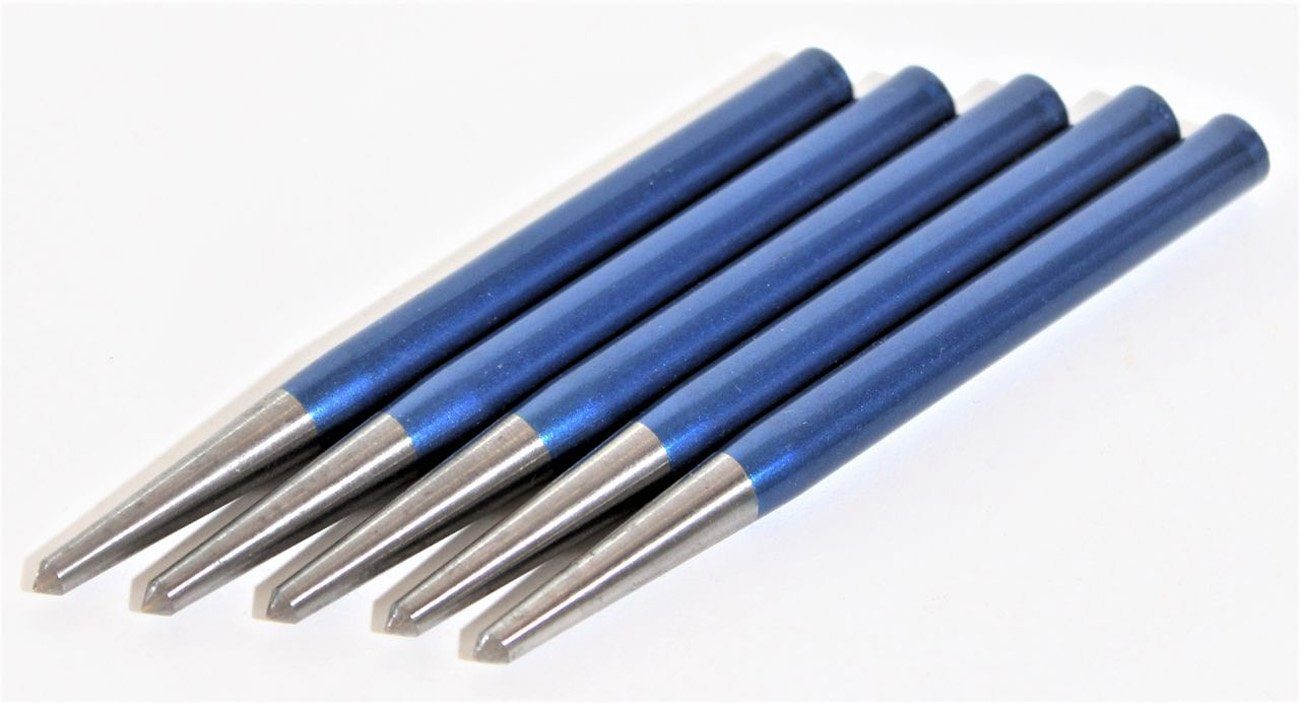 Rennsteig Инструментe Spitzmeißel 5x RENNSTEIG Körner 100x8 mm Долото rund glatt WS körnen Metall …