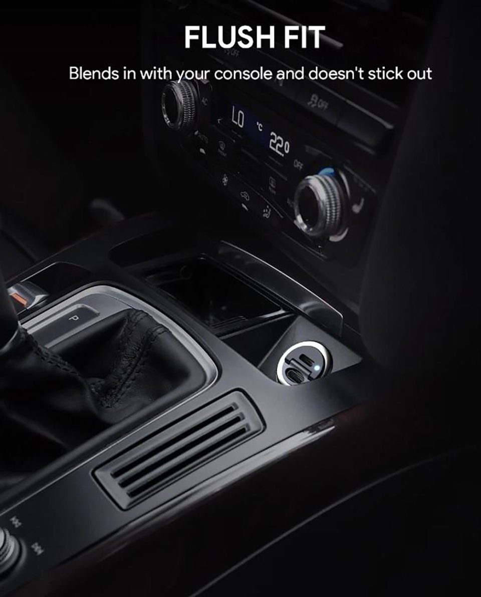 AUKEY Zigarettenanzünder KFZ Ladegerät Ladeadapter Charger KFZ-Adapter zu Je nach Modell USB-A und/oder USB-C, 12V, 24V, USB, USB-C, Power Delivery 3.0, Quick Charge 3.0