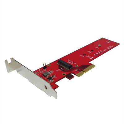 ROLINE PCIe 3.0 x4 3.3V5A Host Adapter für PCIe-NVMe M.2 110mm SSD Computer-Adapter