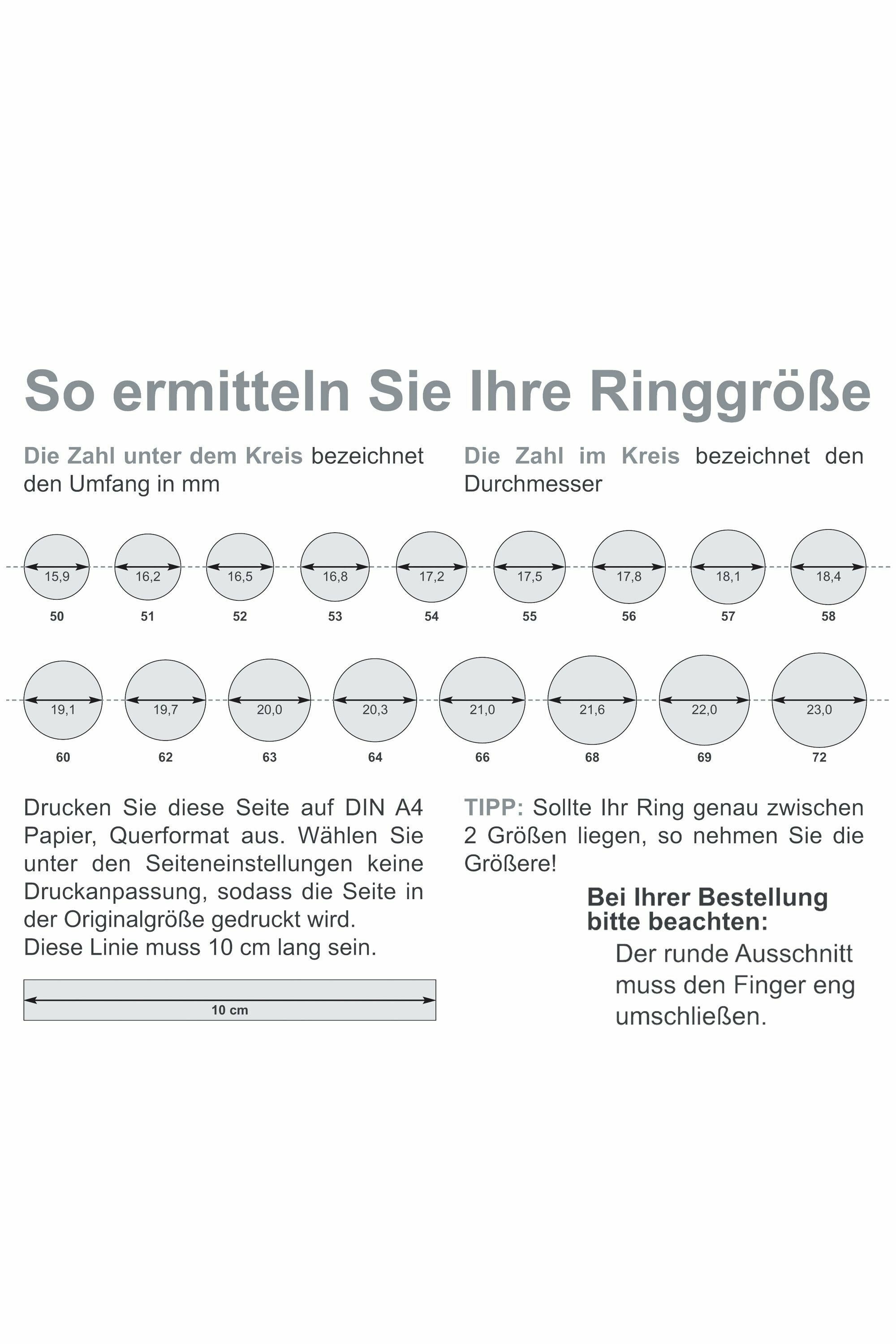 CAI Men Fingerring Ring für Damen (keine Angabe, 1-tlg)