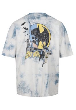 Recovered Print-Shirt Recovered - T-Shirt - Batman Split Grahic - Tie-Dye blau-weiß