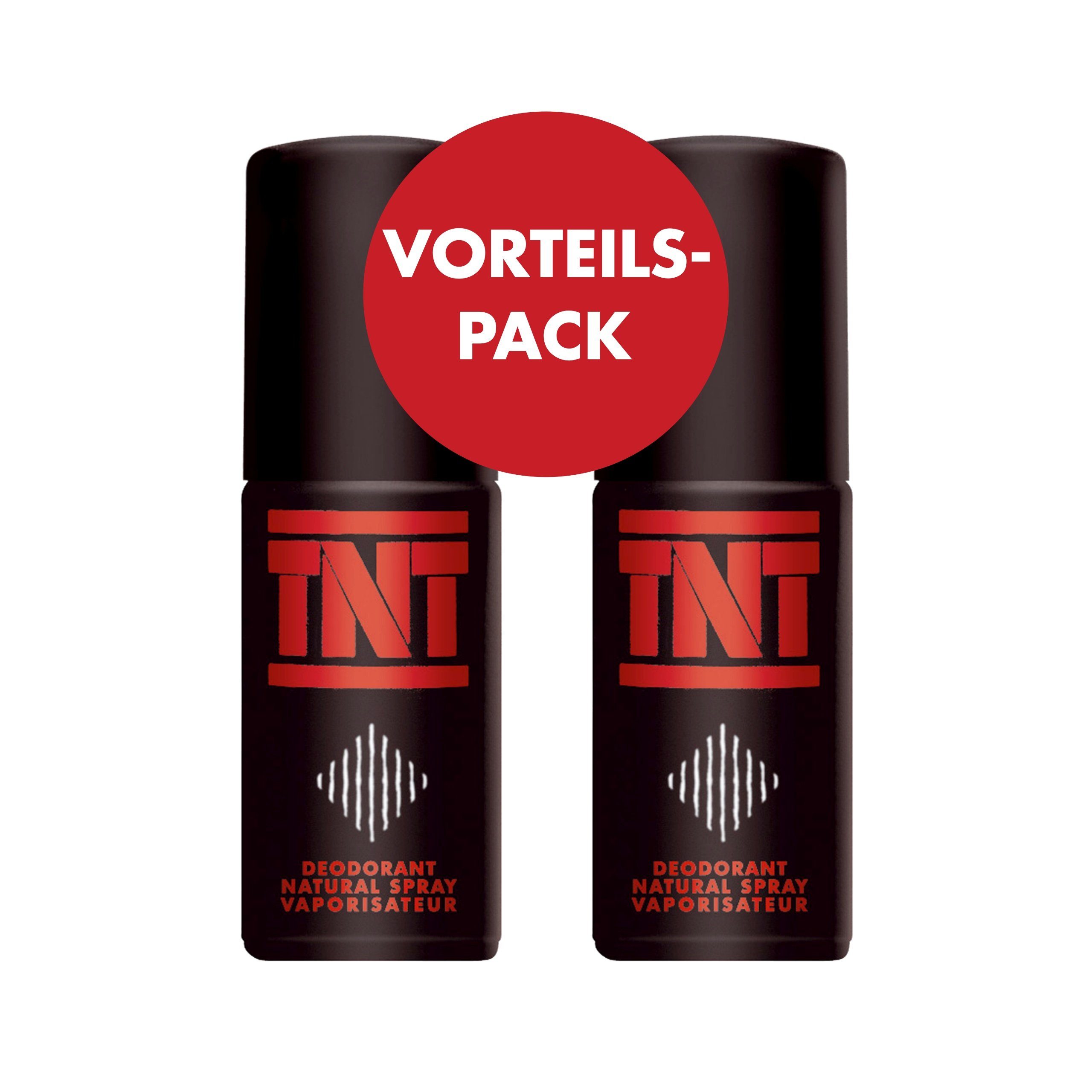 TNT Duft-Set TNT ml 2 Vorteilspack 100 Natural x Spray Deo